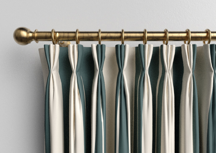 The British Stripe Co. Edward, Teignbridge No.1 - Made to Measure Curtains - Image 11